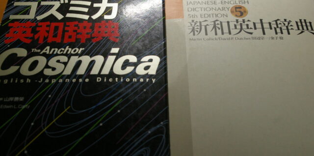 使用した辞書の写真