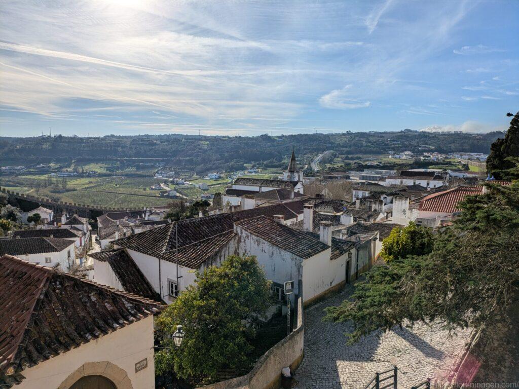 城壁の上から撮った写真